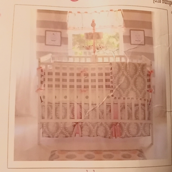 NEW My Baby Sam Inc. Olivia Rose 3 piece crib bedding set - Picture 4 of 4